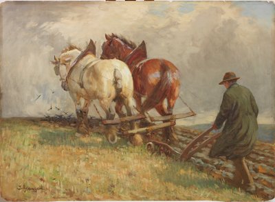 Ploughing by John Atkinson